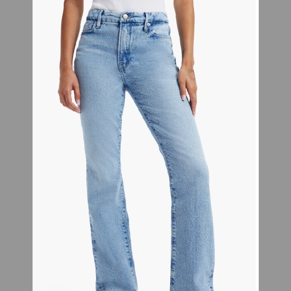 Good American Good Classic Bootcut Jeans